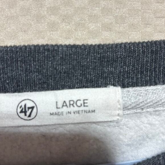 Kansas City Chiefs Women's Cropped Sweatshirt Heather Gray Size Large NFL - Picture 4 of 10